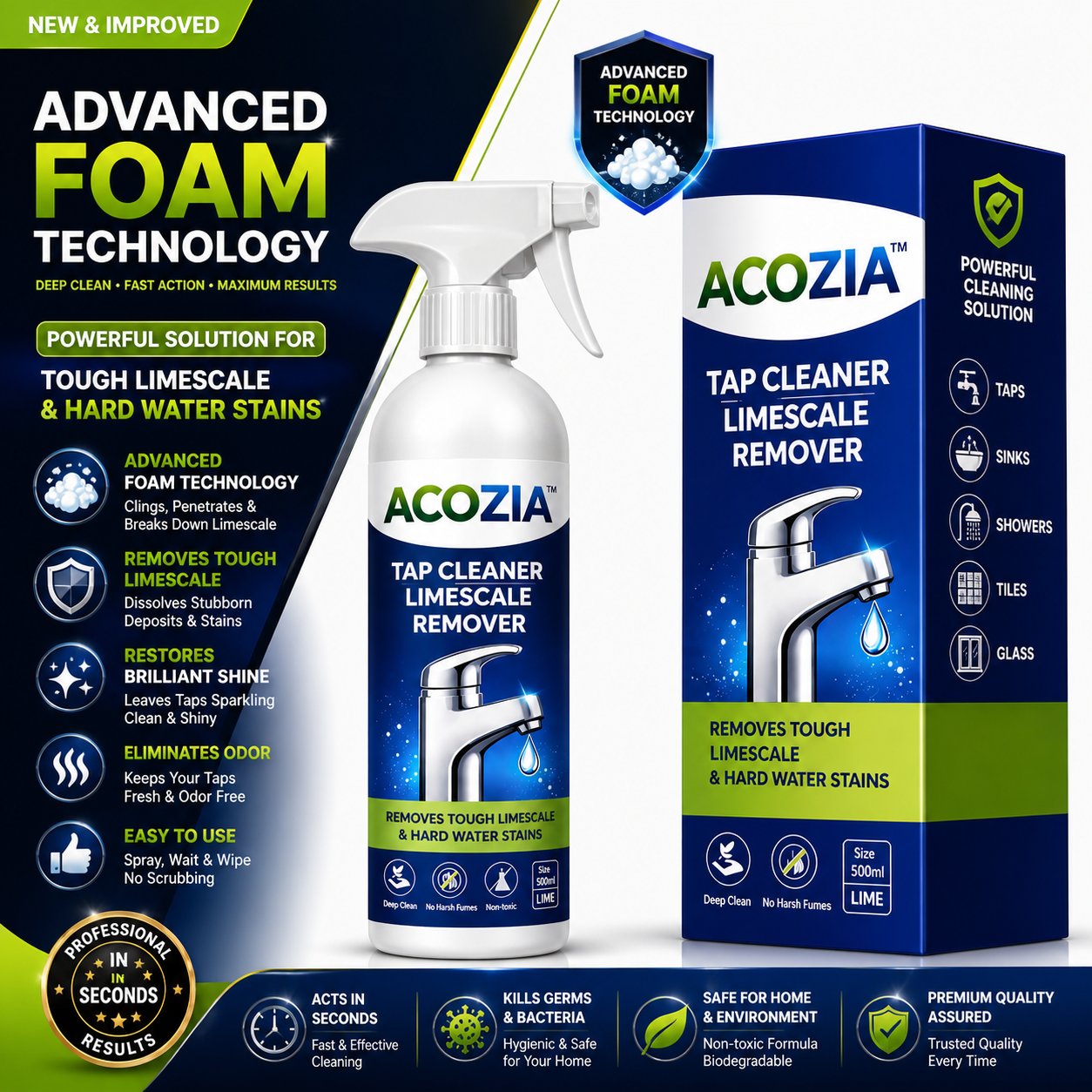 Acozia Tap Cleaner Limescale Remover